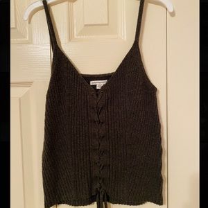 AE Olive Sweater Tank